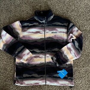 Columbia Men’s Granite Mountain Printed Fleece Jacket Size XL NWT!